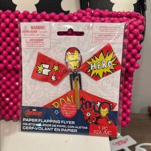 Avenger Red and Yellow Party Favors Iron Man Theme